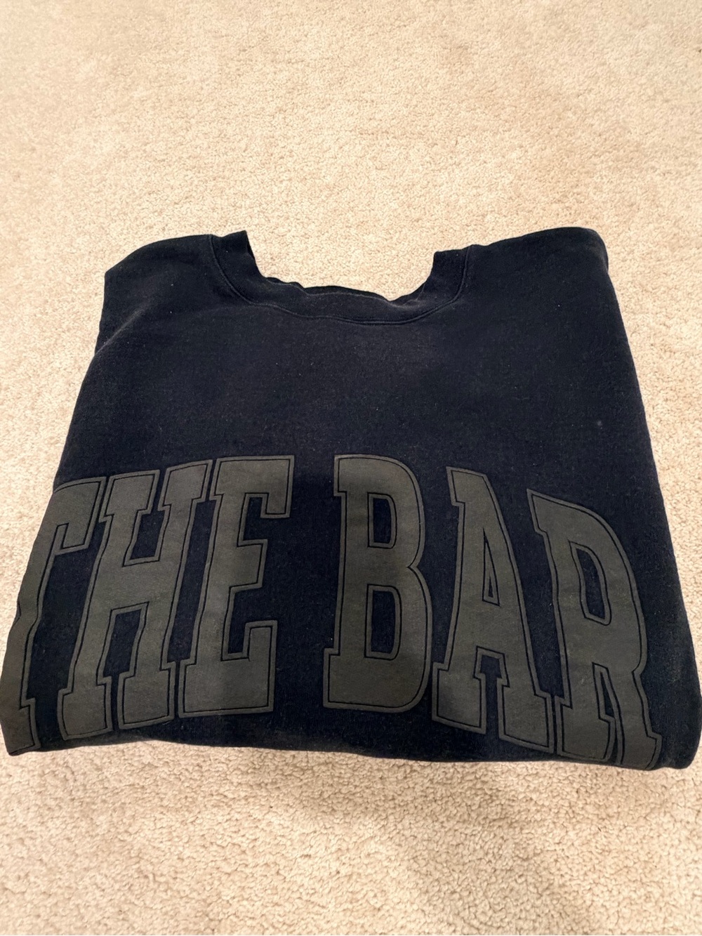 The Bar!  Crewneck Sweatshirt with 'THE BAR' Graphic